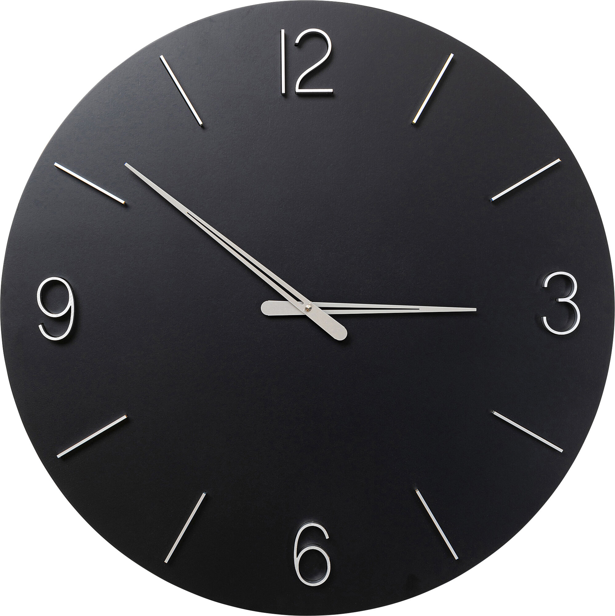 Reloj pared Oscar negro Ø60cm – Imagen-1.