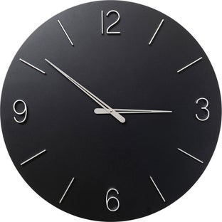 Reloj pared Oscar negro Ø60cm – Imagen-1.