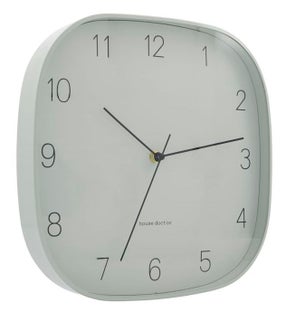 Zegar ścienny Shape 29x29 cm szary – obraz-1