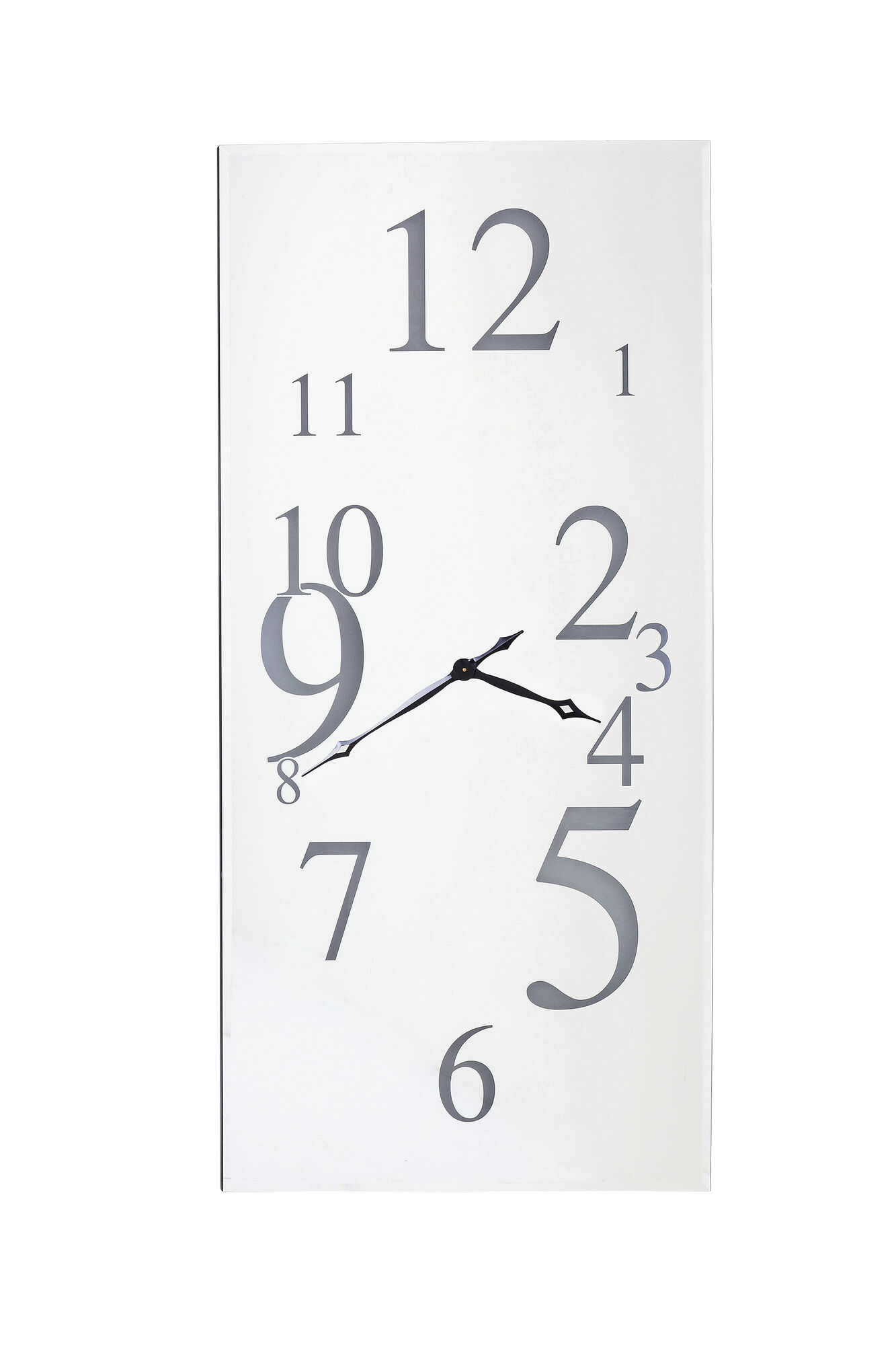 Zegar ścienny Wonderland LED 80x160 cm srebrny – grafika-1.