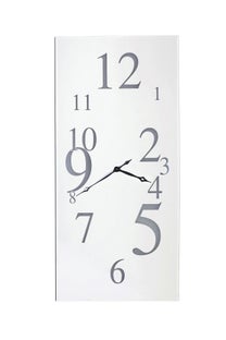 Zegar ścienny Wonderland LED 80x160 cm srebrny – grafika-1.