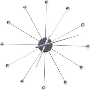 Ceas Perete Like Umbrella Balls Crom – imagine-1.