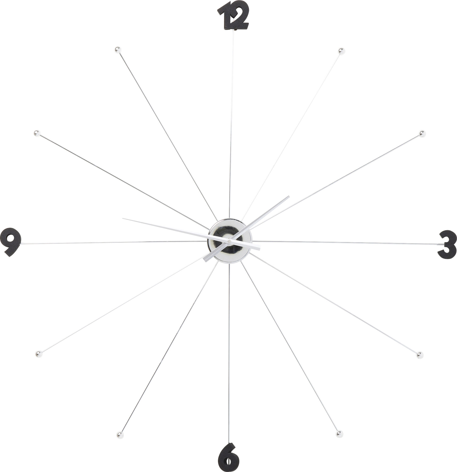 Zidni Sat Like Umbrella Chrome – slika-1.