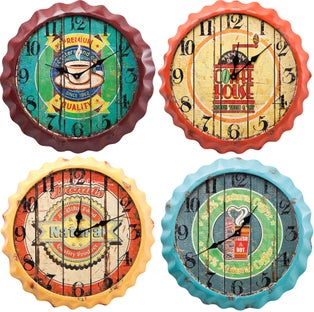 Ceas Perete Vintage Cafeniu Sortiment – imagine-1.