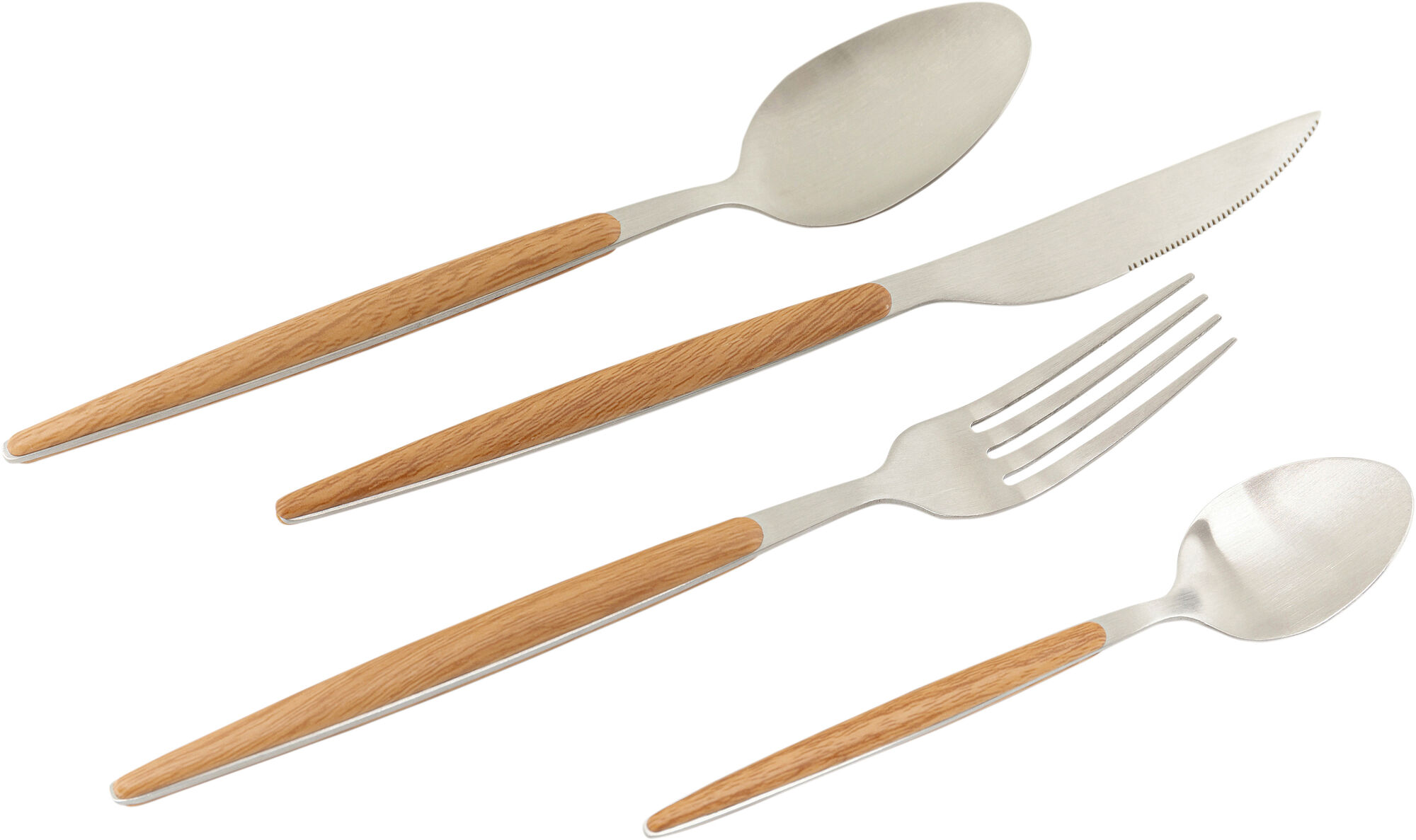 Cutlery Paris Nature Silver Matt (16/p – billede-1.