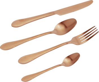 Cubiertos Cucina Cobre Mate (16/piezas) – Imagen-1.