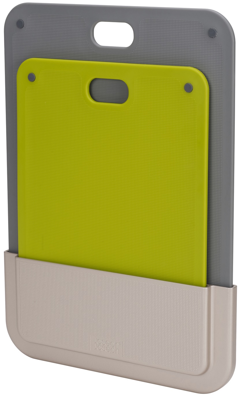 Zestaw dwóch desek do krojenia ze stojakiem – obraz-1