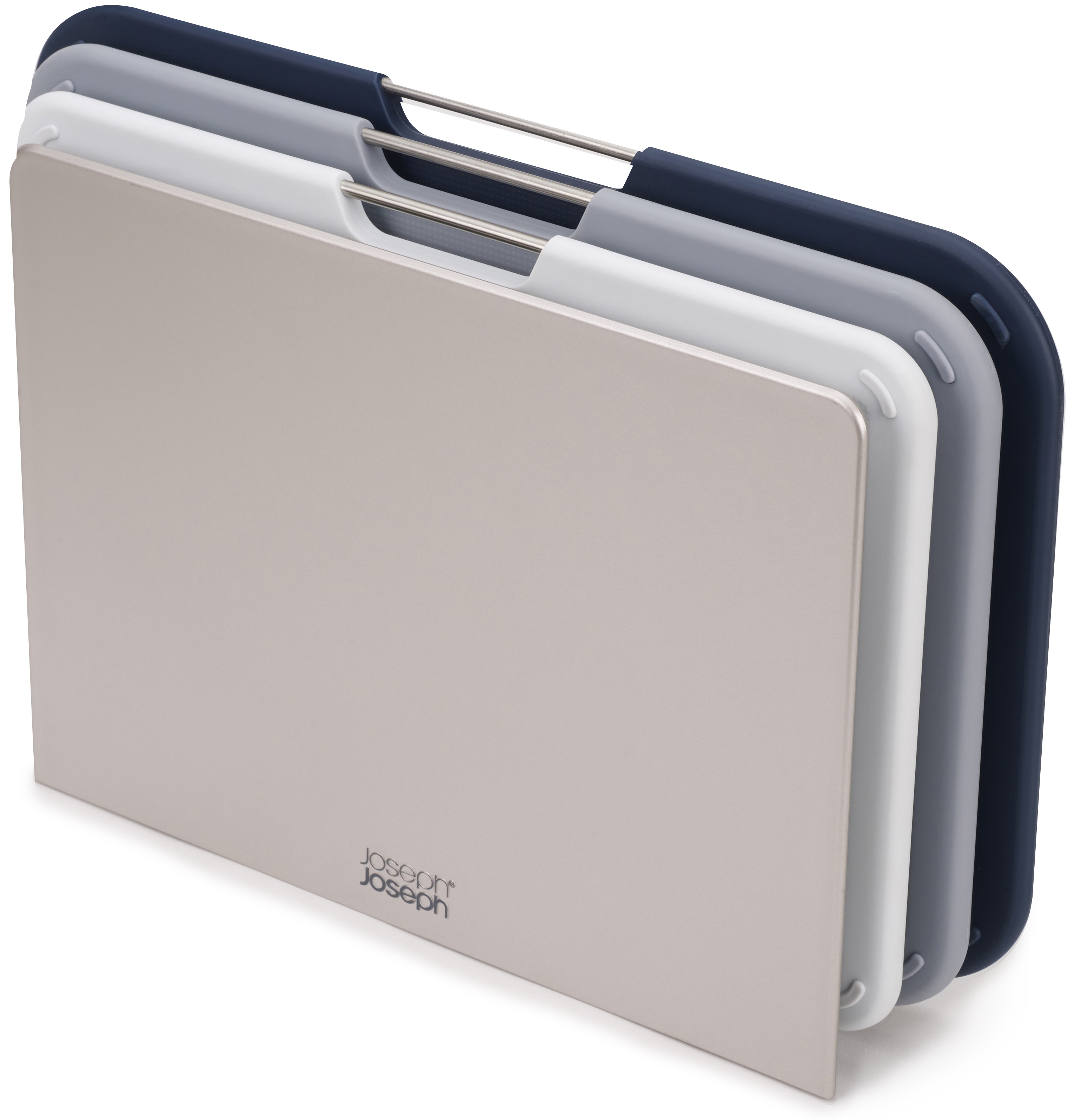 Zestaw trzech desek do krojenia M szary – obraz-1