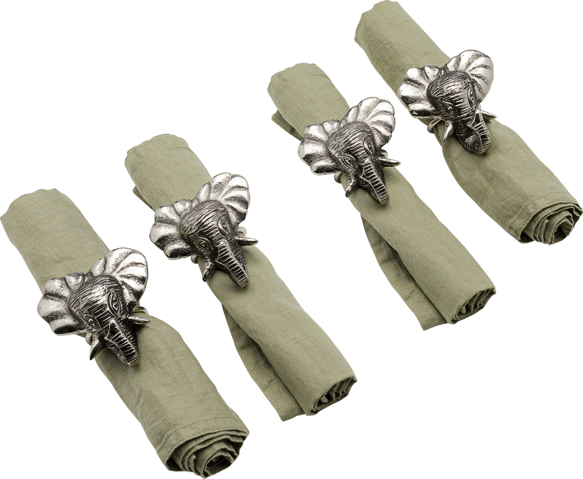 Servilleteros Happy Elephants (4/Set) – Imagen-1.