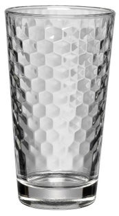 Zestaw 4 szklanek do latte Coffee transparentny – grafika-1.