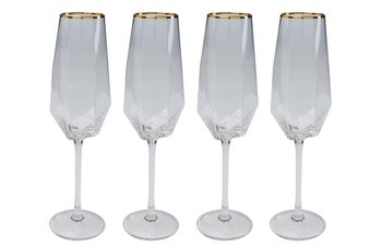 Zestaw czterech kieliszków do szampana 360 ml – obraz-1