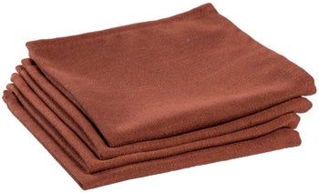Serwetki materiałowe 4-set brązowe 40x40 cm – obraz-1