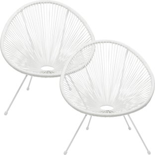 Fotelja Acapulco 2/set Mono bijela – slika-1.