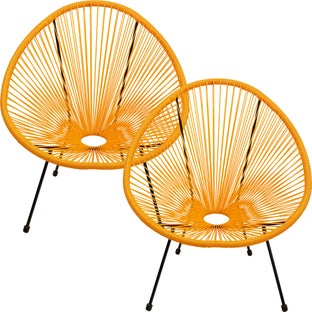 Fotelja Acapulco 2/set narančasta – slika-1.