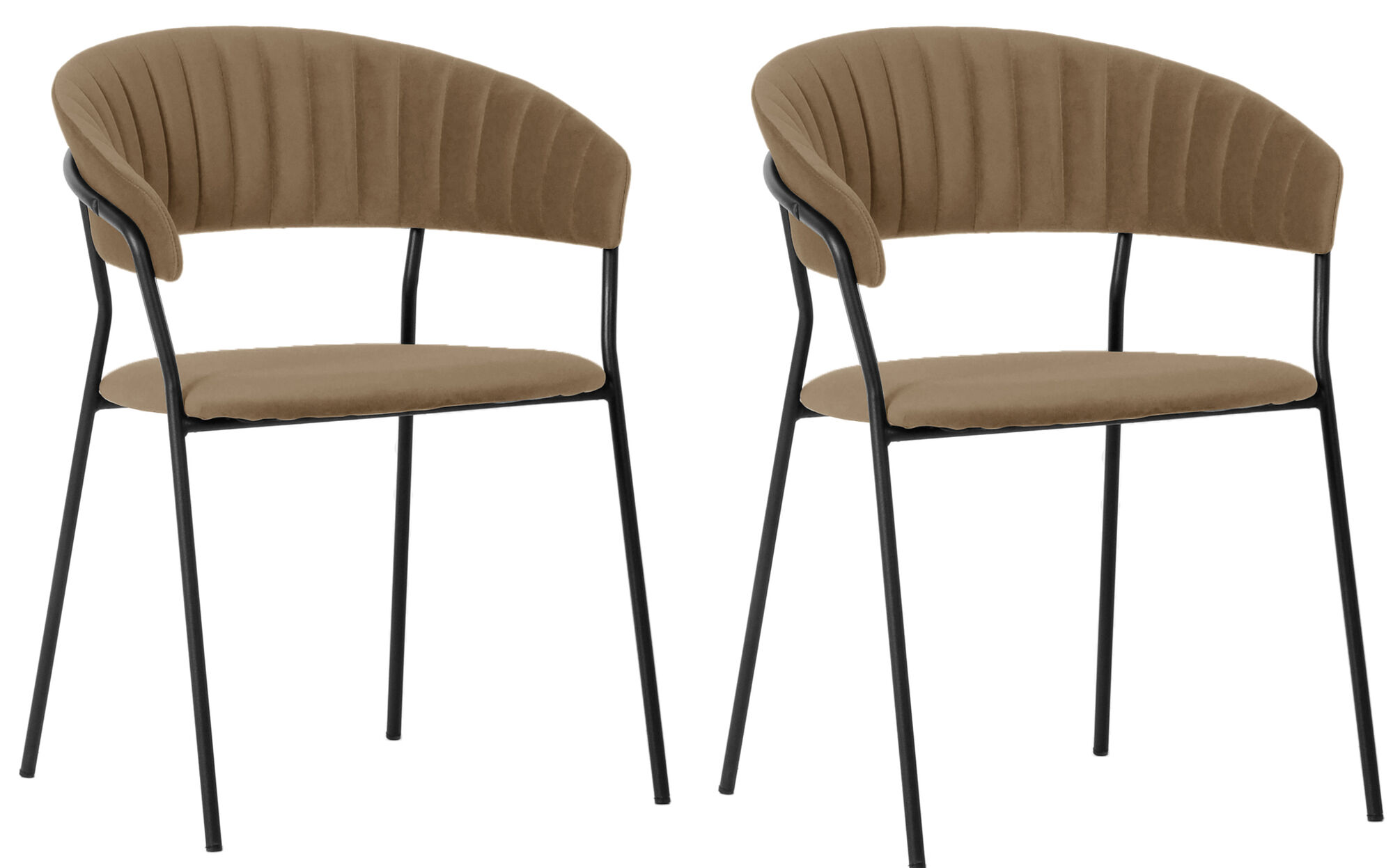 Karmstol Belle Brun (2/Sett) – bilde-1.