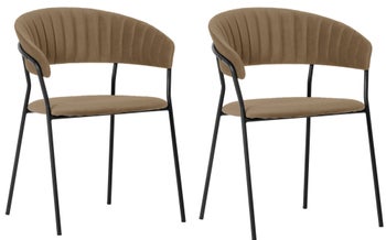 Karmstol Belle Brun (2/Sett) – bilde-1.