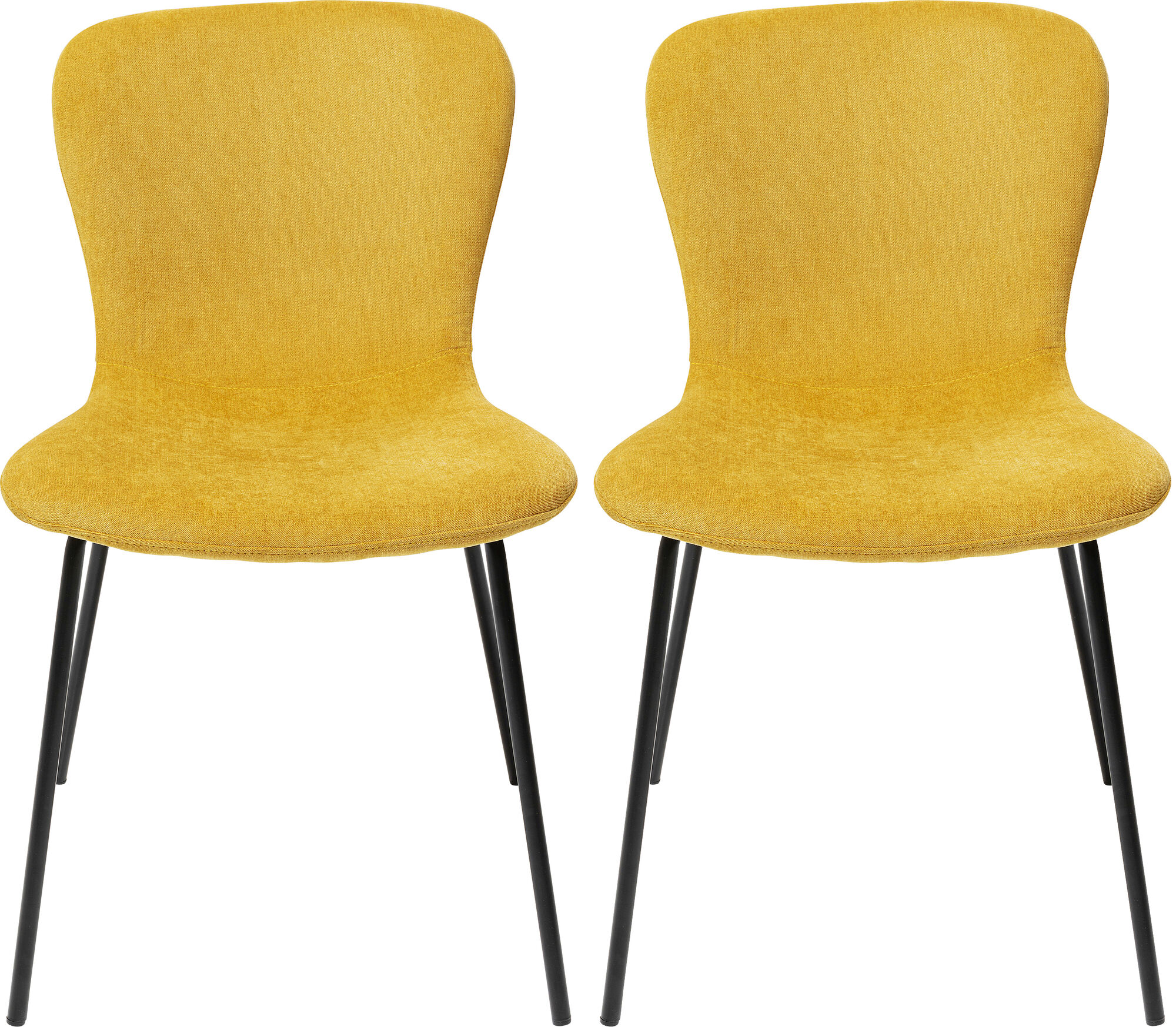 Scaun Frida galben (2/Set) – imagine-1.