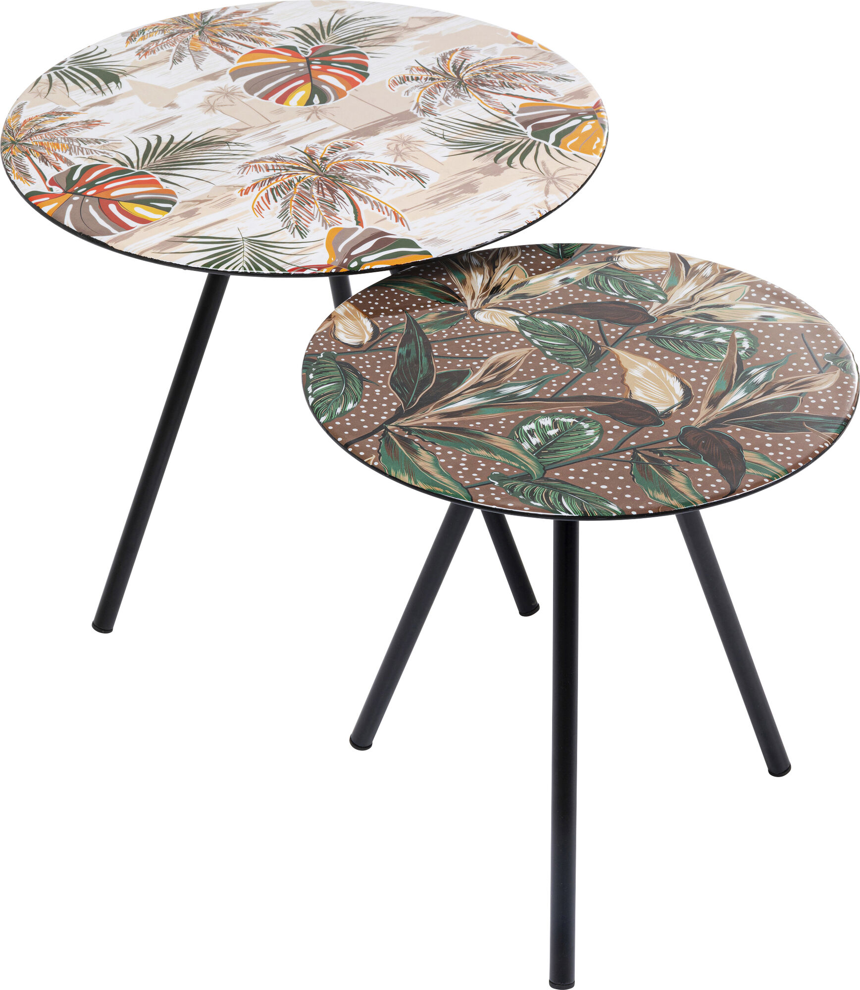 Sidobord Blooming Leaves - Set med 2 Småbord – bild-1.