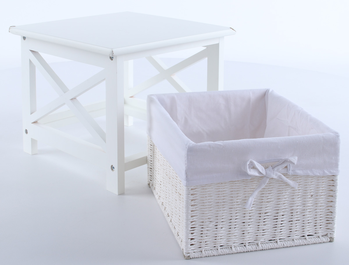 Stolik kawowy Murex biały z ekspozycji – grafika-1.