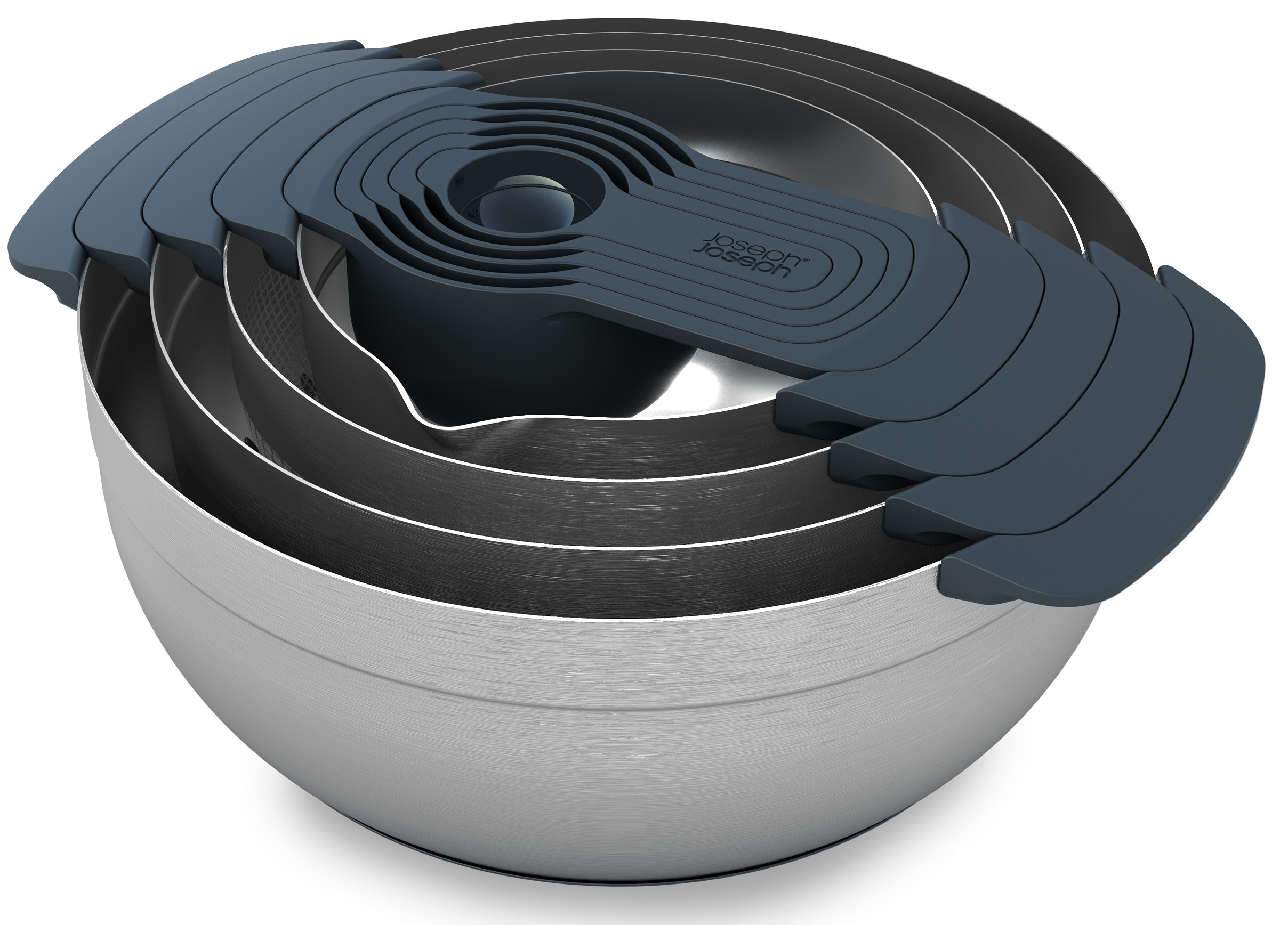 Zestaw narzędzi kuchennych NEST 32x27cm czarno-srebrny – obraz-1