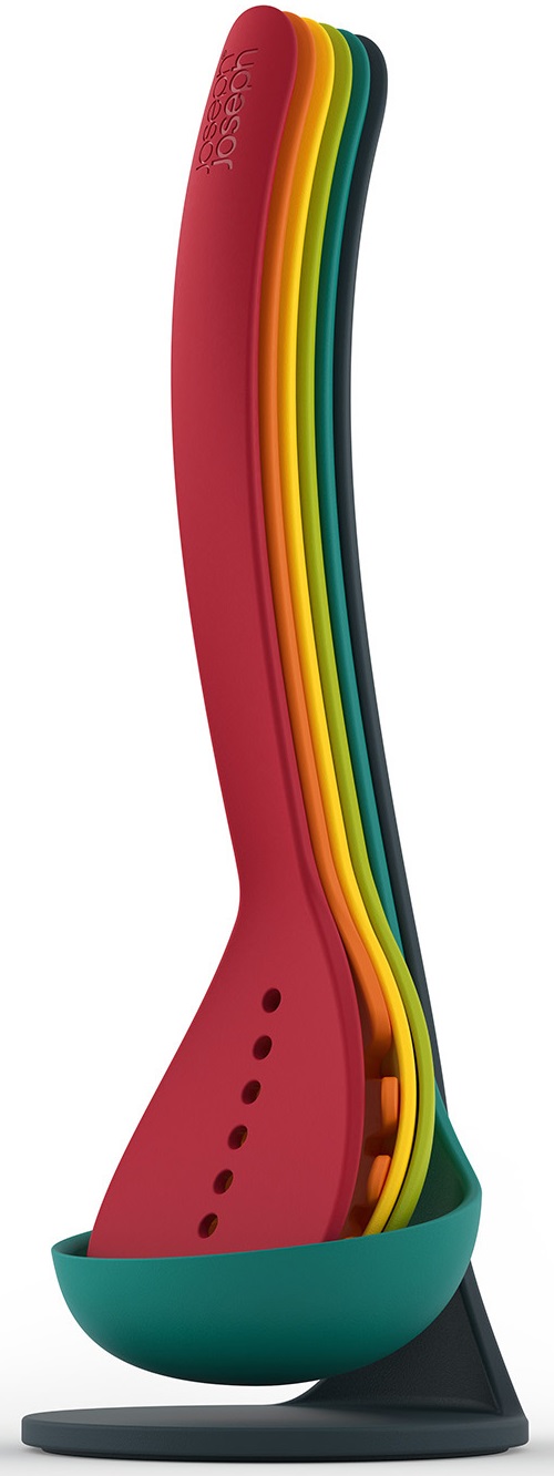 Zestaw przyborów kuchennych kolorowy – obraz-1