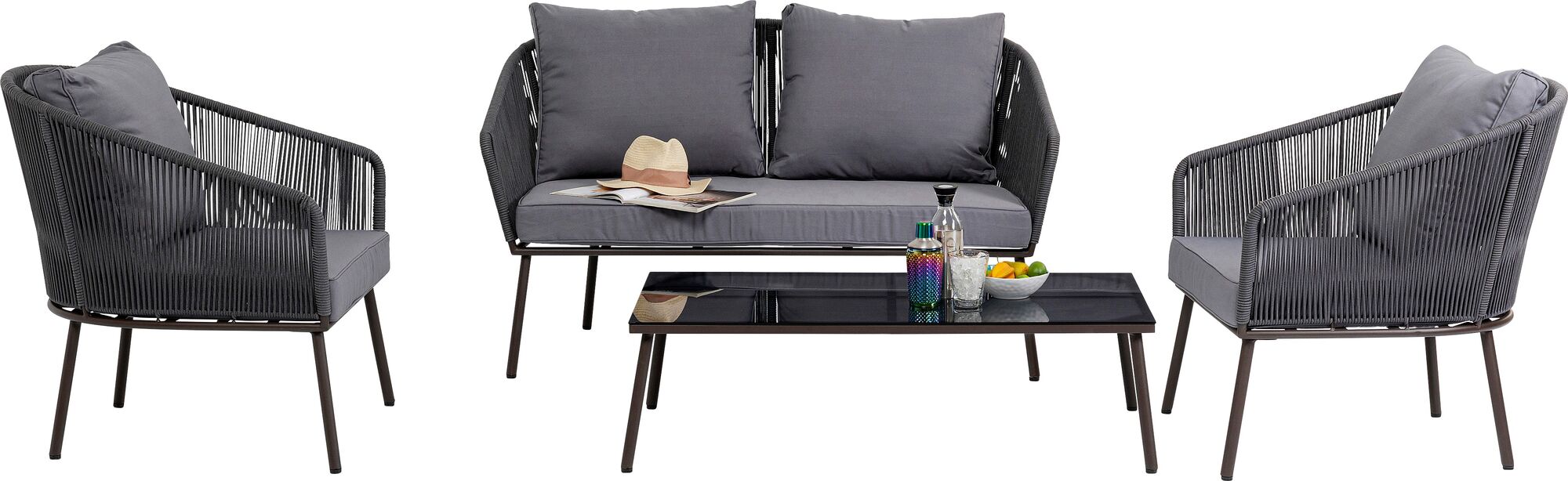 Asientos Elba gris Quattro (4 piezas) – Imagen-1.