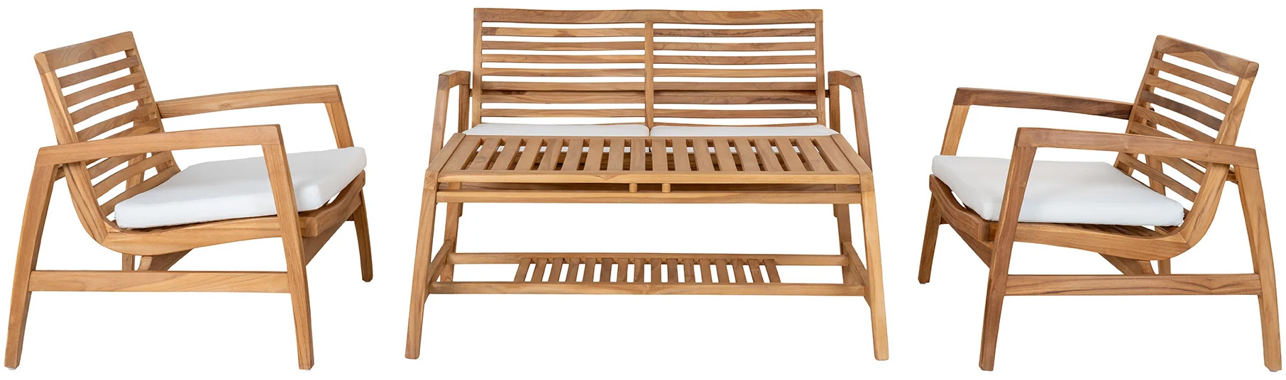 Zestaw ogrodowy wypoczynkowy 5-częściowy drewniany – grafika-1.