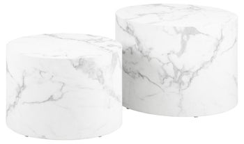 Zestaw okrągłych stolików kawowych Dice – grafika-1.