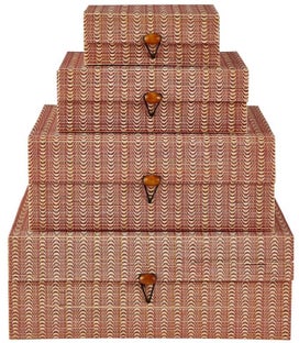 Zestaw pudełek Cavan (4-set) różowe – obraz-1