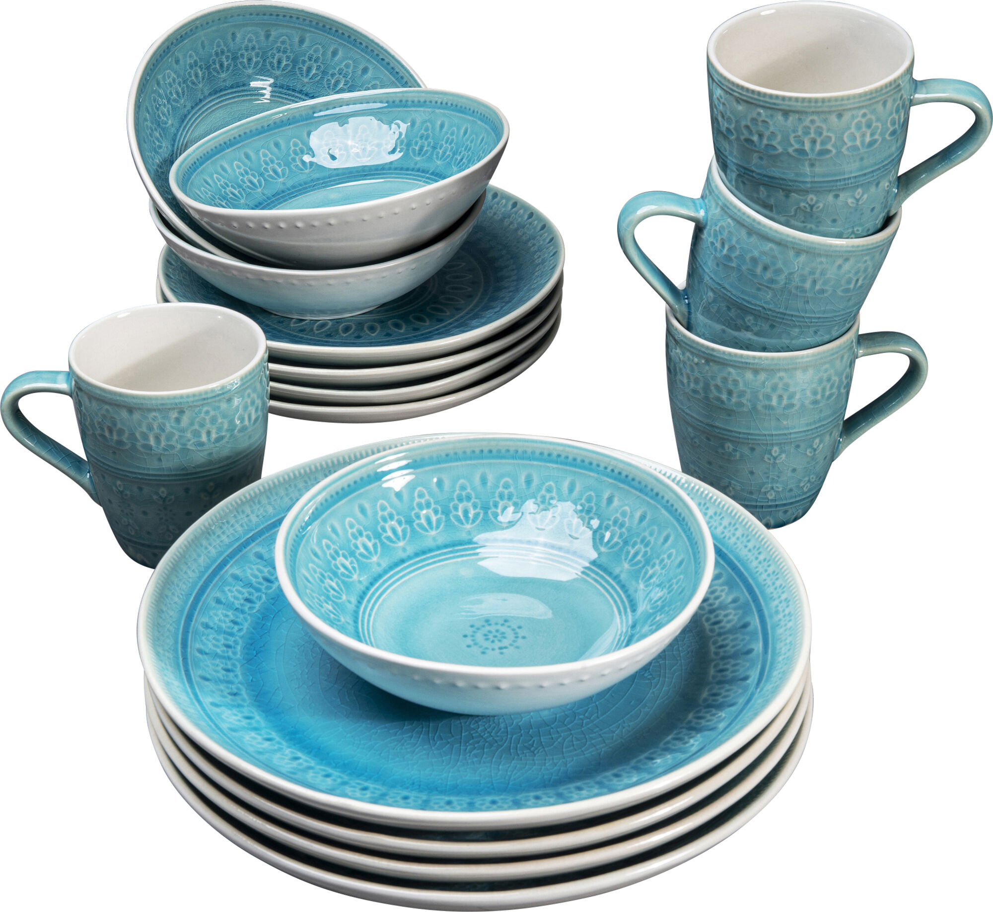Set di stoviglie Sicilia blu (16-part) – immagine-1.