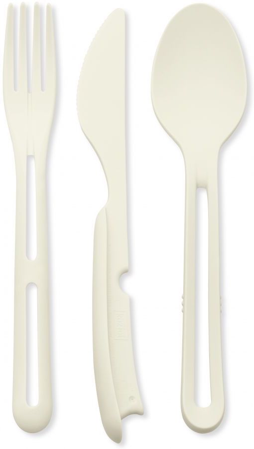 Zestaw sztućców Klikk (3-set) biały – obraz-1
