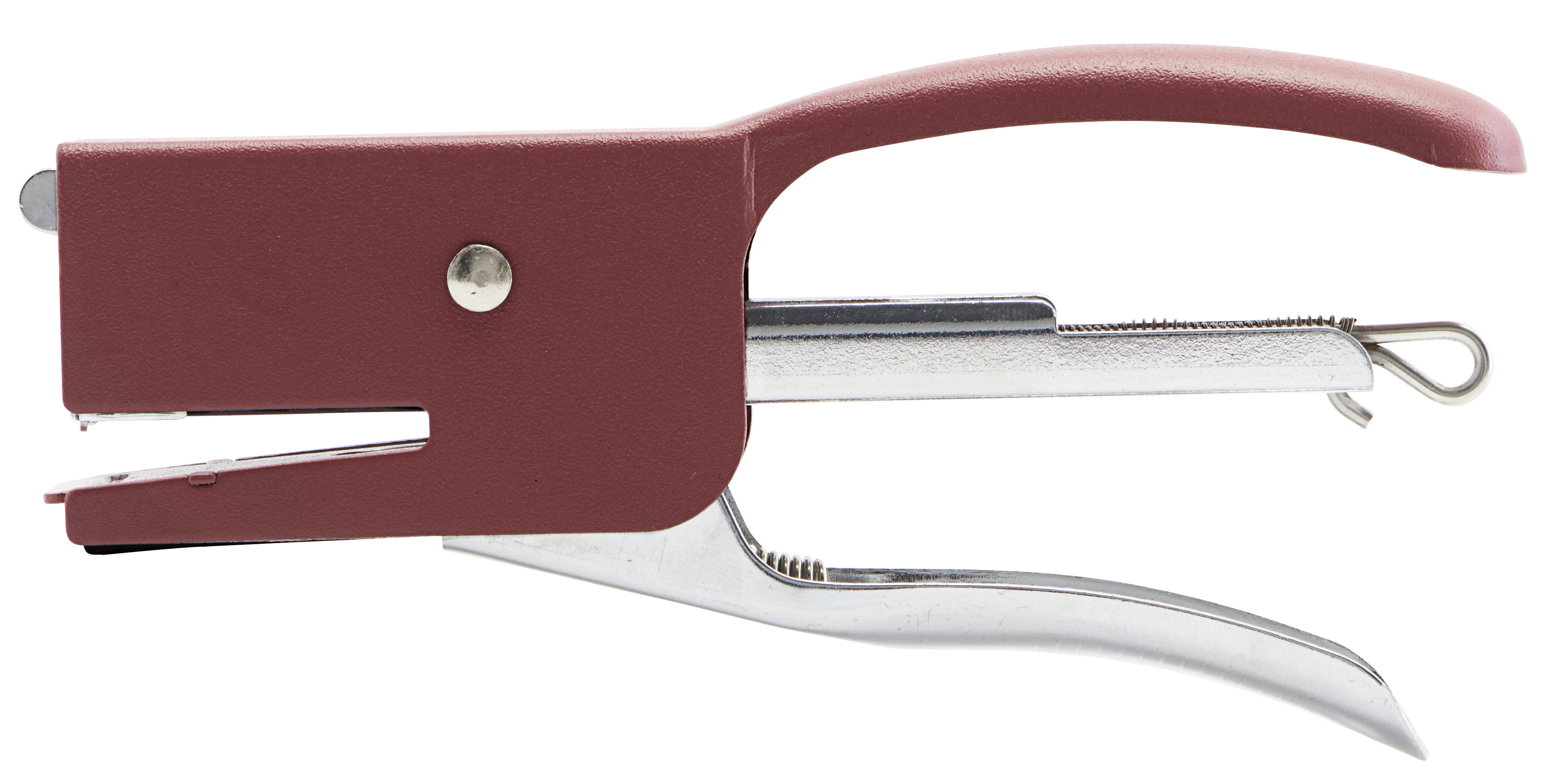 Zszywacz Pile 20x14 cm bordowy – obraz-1