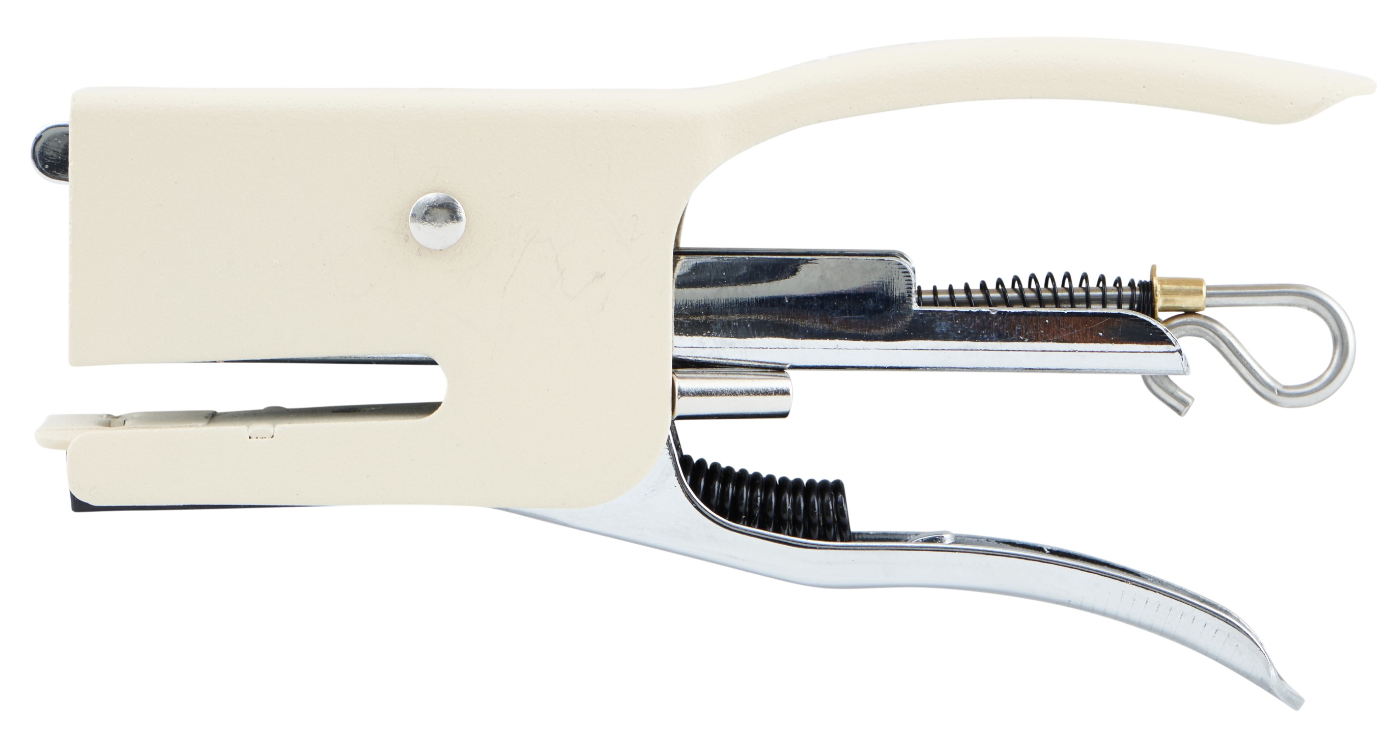 Zszywacz Supply 5,7x11 cm beżowy – obraz-1